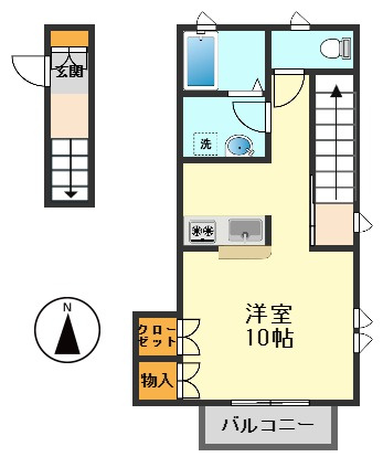 East One Ⅱの間取り