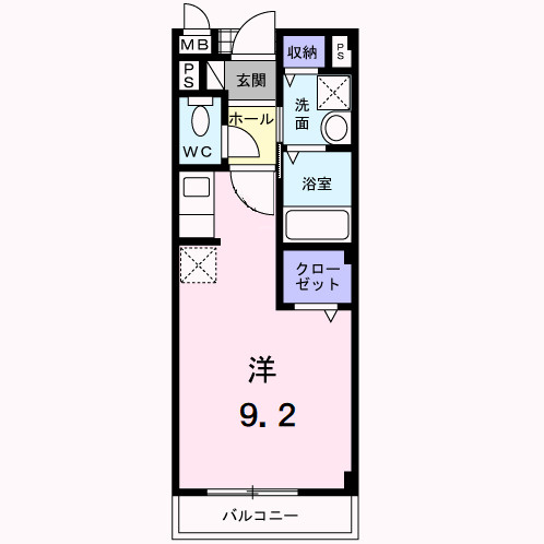 リフティー井上Ｂの間取り