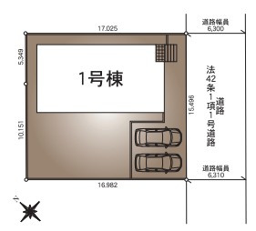 【区画図】 | CRADLEGARDEN古河市尾崎第1　1号棟 | ☆限定1棟☆

