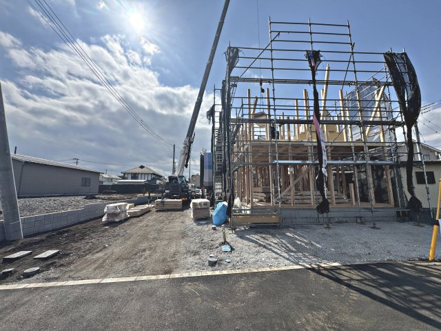 入間市野田・全6棟　新築一戸建　4号棟　～LDK16.2帖～の外観|現地写真（2026年3月16日撮影）