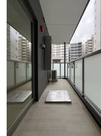 ハピネスガーデン新大阪のバルコニー