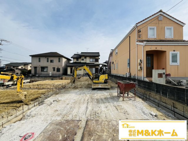 知多市梅が丘1丁目　全3棟　1号棟の外観|R8.3.2撮影　耐震等級3取得☆