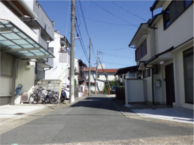 太秦堀ケ内町の前面道路含む現地写真