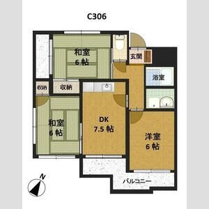 【間取り】 | 047 メゾン千咲