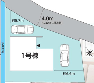 【区画図】 | 郡山市大槻町室ノ木新築一戸建て1棟