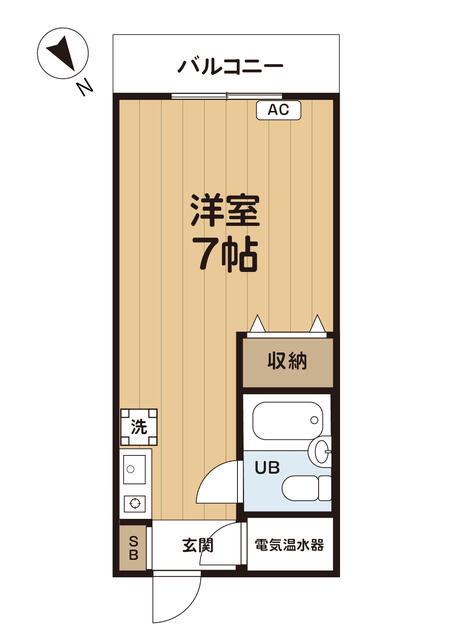 この間取りの反転です