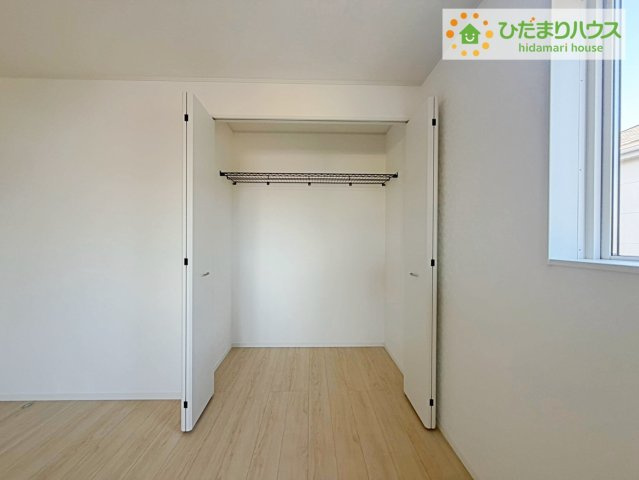 ひたちなか市平磯町第2　新築戸建　1号棟の収納|居室にゆとりが持てる大収納クローゼット付き♪