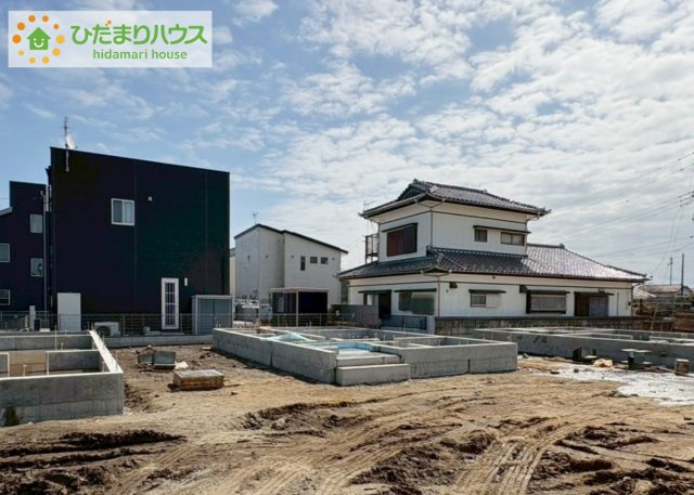 ひたちなか市平磯町第2　新築戸建　2号棟の外観|制震装置設置住宅(^^)繰り返す地震に効果を発揮します。
