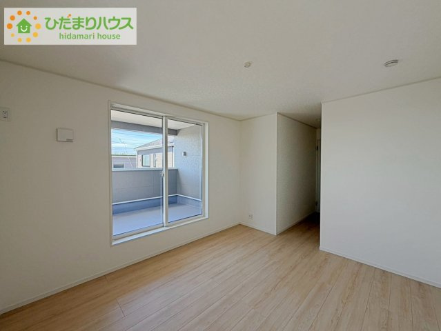 ひたちなか市平磯町第2　新築戸建　3号棟の寝室|ゆとりのある主寝室！ご家族全員で寝れちゃいます(^^♪