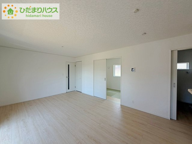 ひたちなか市平磯町第2　新築戸建　3号棟の居間・リビング|家族団らんの時間も増えそうなくつろぎのＬＤＫ☆
