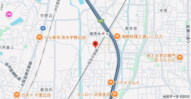 ロイス南茨木の地図