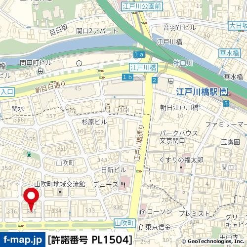 Ruygo神楽坂の地図