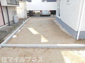 【庭】 | 郡山市安積荒井3丁目新築一戸建て2棟 | お庭でゆったりと過ごせます