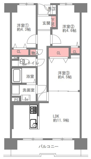 【間取り】 | 藤和堂島ハイタウン