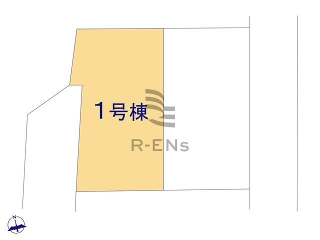 【区画図】 | 西東京市泉町１丁目　新築戸建て　１号棟 | 駐車スペース並列で2台分確保しました