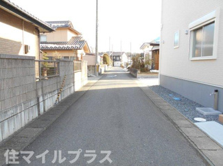 【前面道路含む現地写真】 | 郡山市安積荒井3丁目新築一戸建て2棟 | 前面道路含む現地写真です
