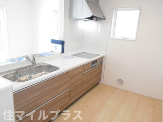 【キッチン】 | 郡山市安積荒井3丁目新築一戸建て2棟 | 使いやすいキッチンです