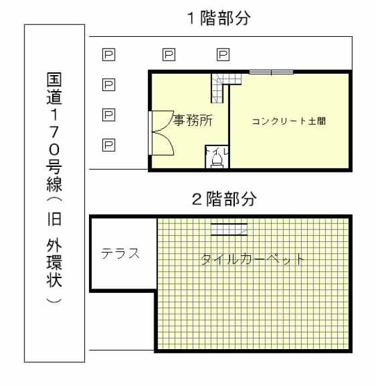 【間取り】 | 郡川2丁目工場・店舗