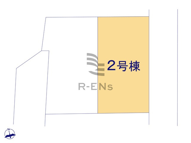 【区画図】 | 西東京市泉町１丁目　新築戸建て　２号棟 | 駐車スペース並列で2台分確保しました