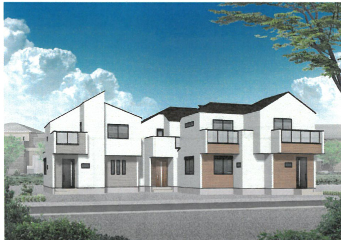 戸塚区川上町 新築戸建 4980万円の外観パース