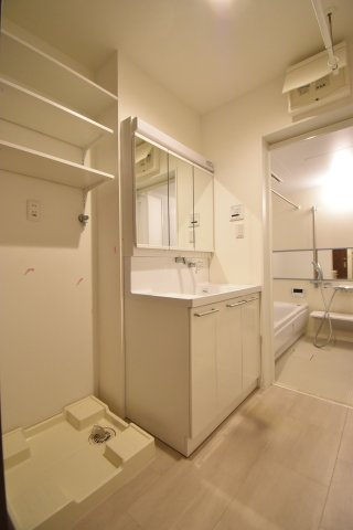 ディアコート矢田の洗面所