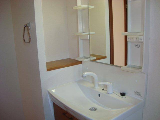 サンシティーＡの洗面所|洗髪洗面化粧台