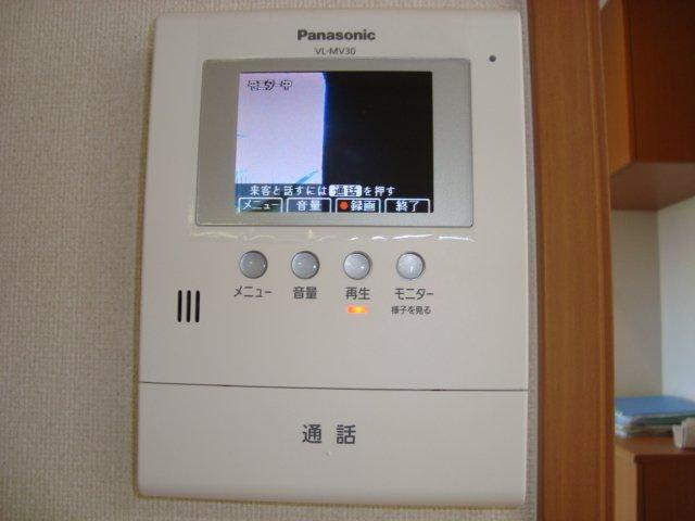 サンシティーＡのセキュリティ|カメラ付インターホン