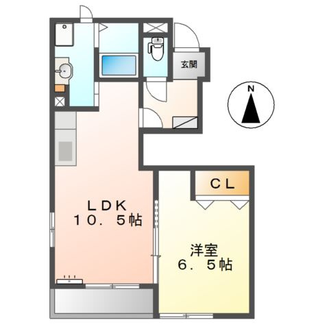 サンシティーＡの間取り