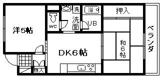 【間取り】 | ロイヤルコーポ忠岡