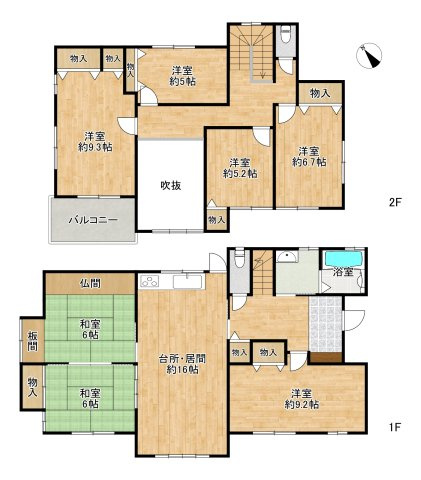 【注文住宅ならではの仕様】利府町花園3丁目の間取り
