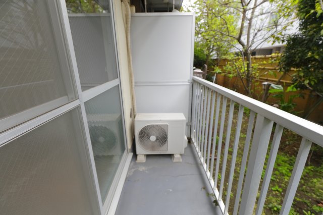 YKハイツのバルコニー