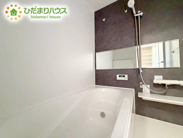郡山市片平町1期　新築戸建の浴室|大人が足を伸ばしても十分な広さ！一人でゆっくりくつろぐ時間も大切です！