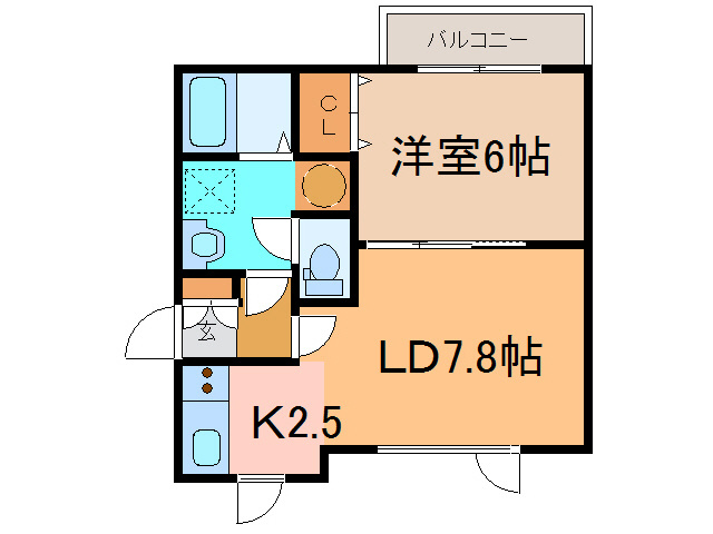 クローバーハイツⅡの間取り