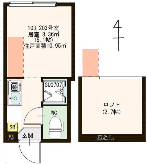 【間取り】 | イオ椎名町