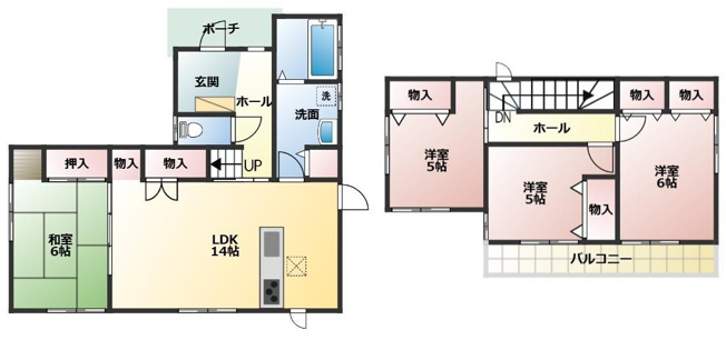 【間取り】 | 合志市幾久富
