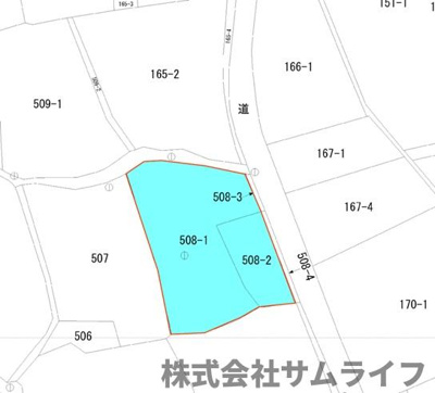 【区画図】 | 有井資材置場用地