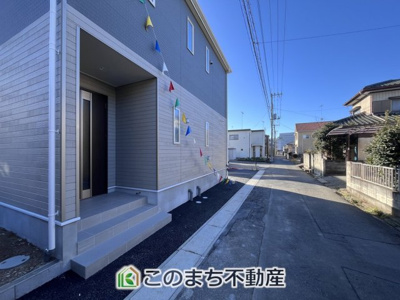 【前面道路含む現地写真】 | CRADLEGARDEN小山市間々田第11　1号棟