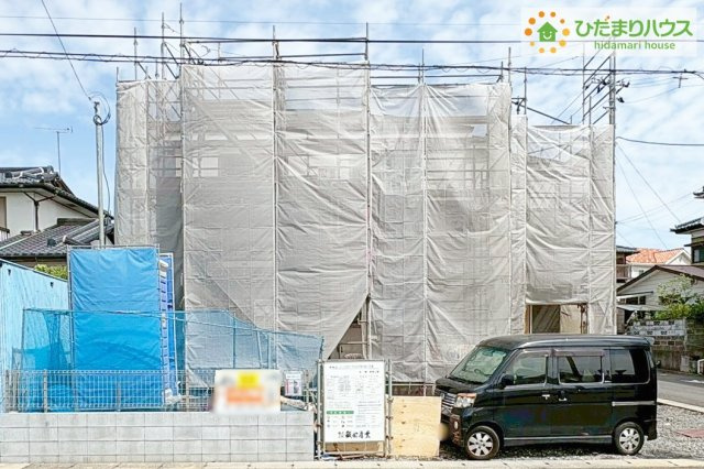 ひたちなか市東大島3丁目　新築戸建の前面道路含む現地写真|閑静な住宅地で叶える穏やかな新生活☆彡