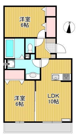 レスポワールAの間取り