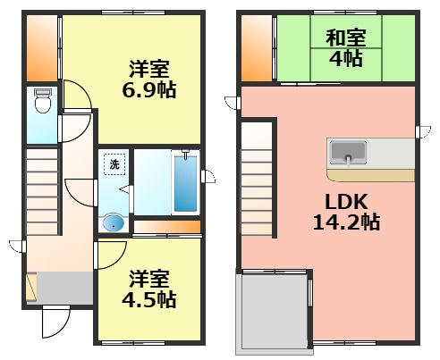 【間取り】 | 如意5-15-1KODATEXⅠ