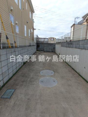 川越市小堤中古戸建の駐車場
