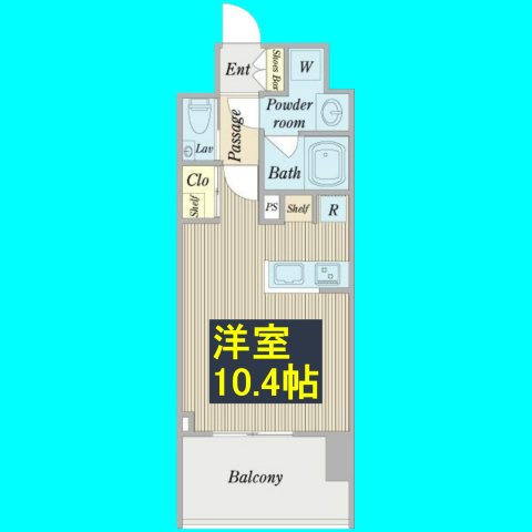 メルカーサ泉の間取り