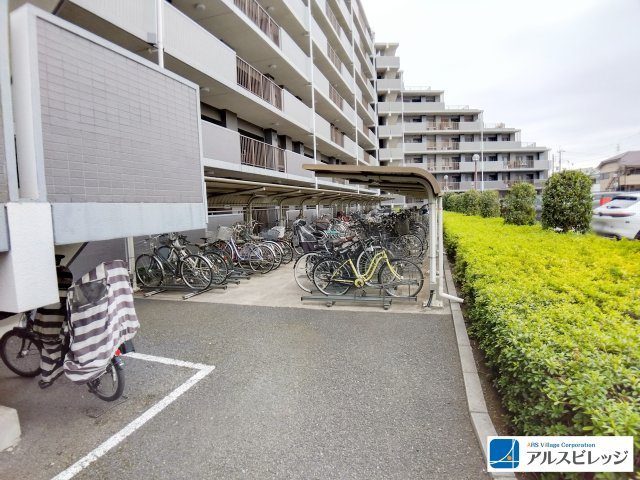 ダイアパレス川越新河岸の駐輪場|駐輪場の様子です