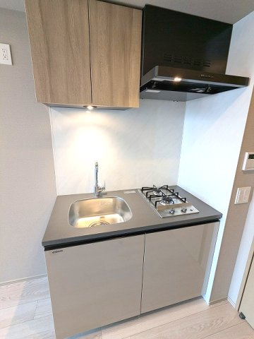 THE LIONS forsia文京湯島のキッチン|ガス2口システムキッチンです