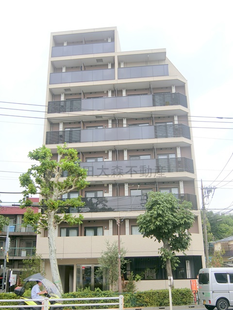 PREMIUM　CUBE大森TORISの外観|2025年3月築　RC鉄筋コンクリート造地上8階建て総戸数33戸インターネット無料ペット可
東京都大田区南馬込3丁目　JR京浜東北線大森駅徒歩13分、都営浅草線西馬込駅徒歩19分