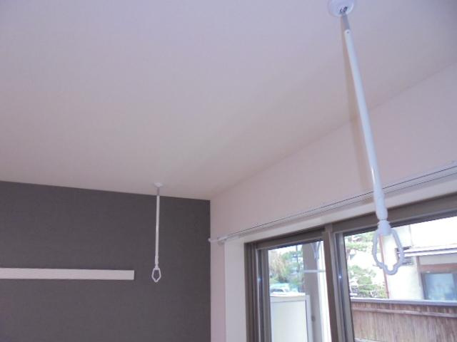 桜町フラッツの設備|室内物干し