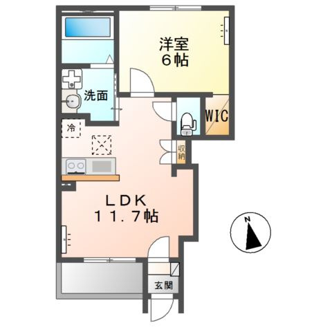 アンジュBの間取り