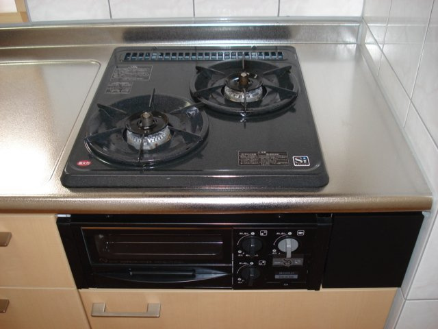 メゾンアイリスのキッチン|ガスコンロ