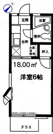 メロディハイツリンナの間取り