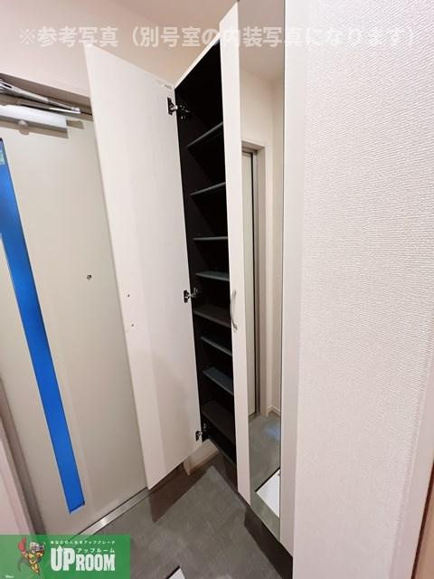 スクエアコートの収納